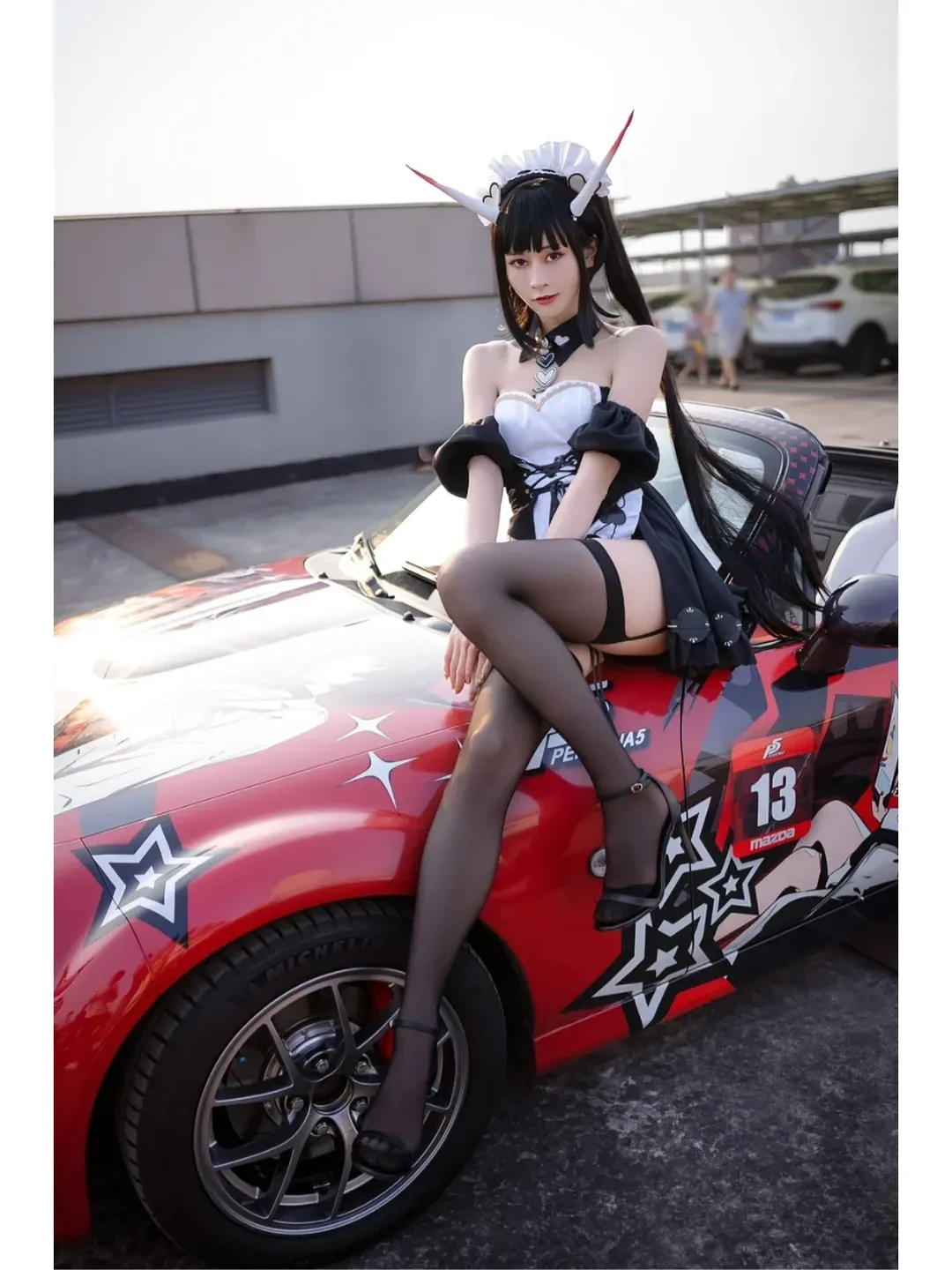【能代cos】痛车展上的一抹黑白交错 - 第 6 张