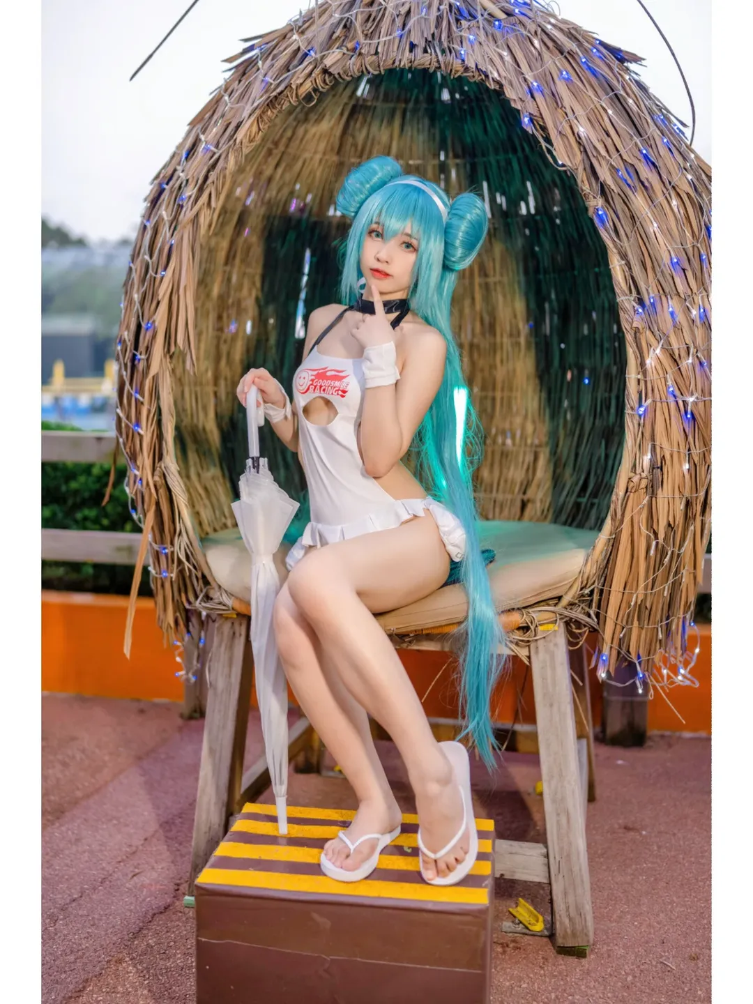 【初音未来cos】长隆泳装收官，夏日清凉感拉满 - 第 2 张