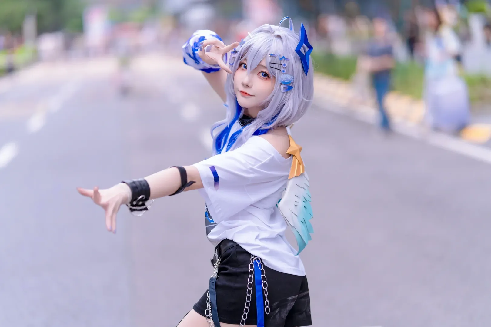 【天音彼方cos】hololive的街头活力 - 第 12 张