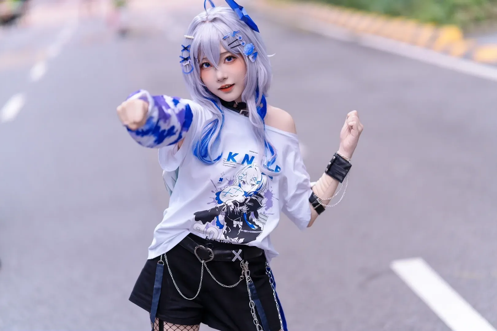 【天音彼方cos】hololive的街头活力 - 第 13 张