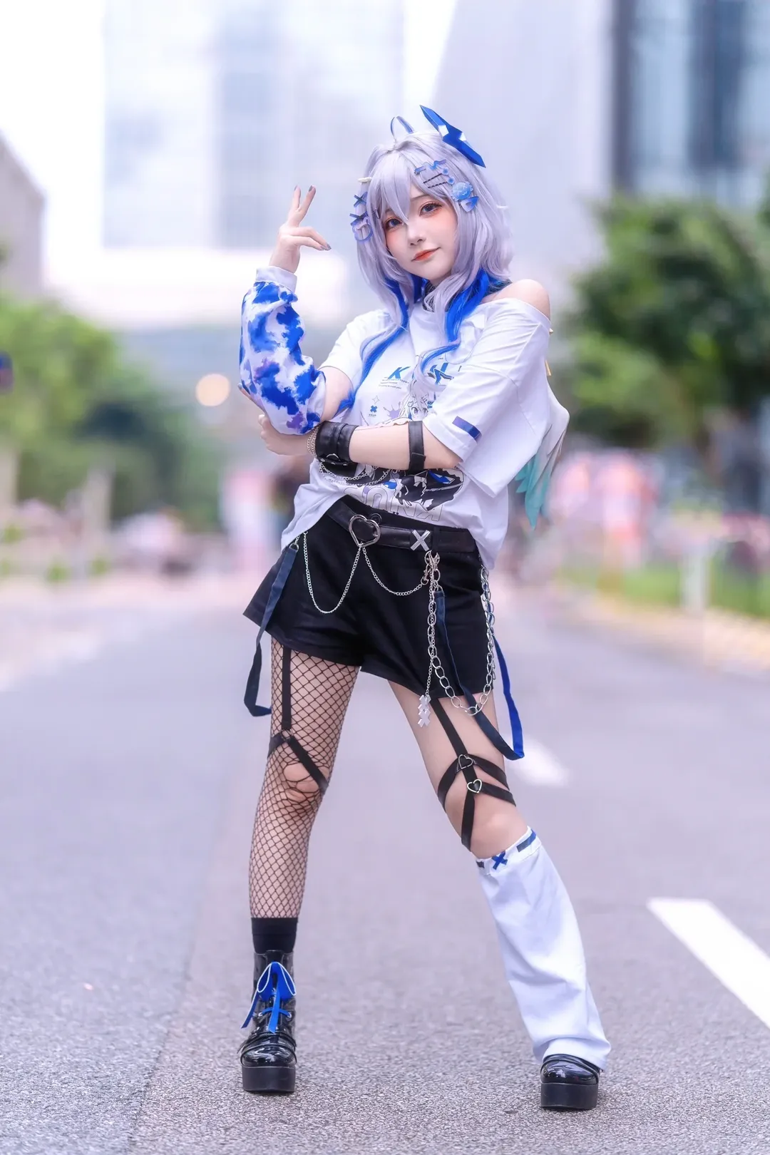 【天音彼方cos】hololive的街头活力 - 第 7 张