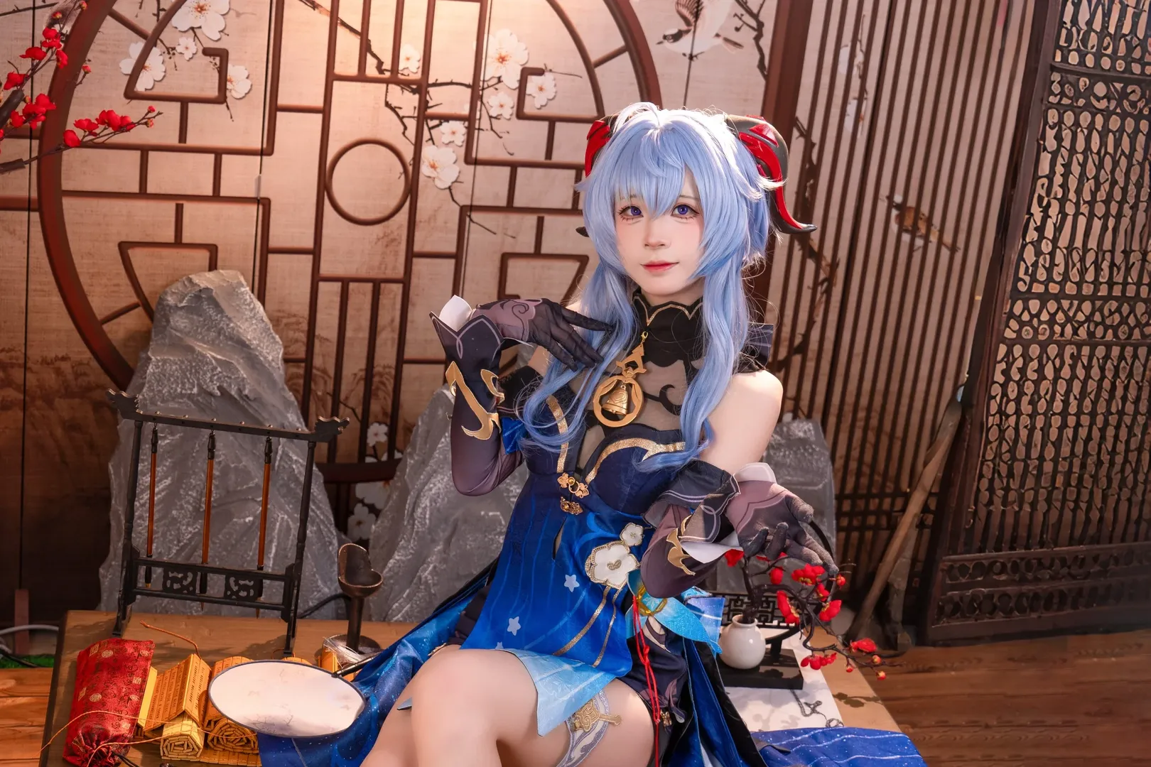 【甘雨cos】海灯节的温柔时光，璃月的风景里藏着诗意 - 第 3 张
