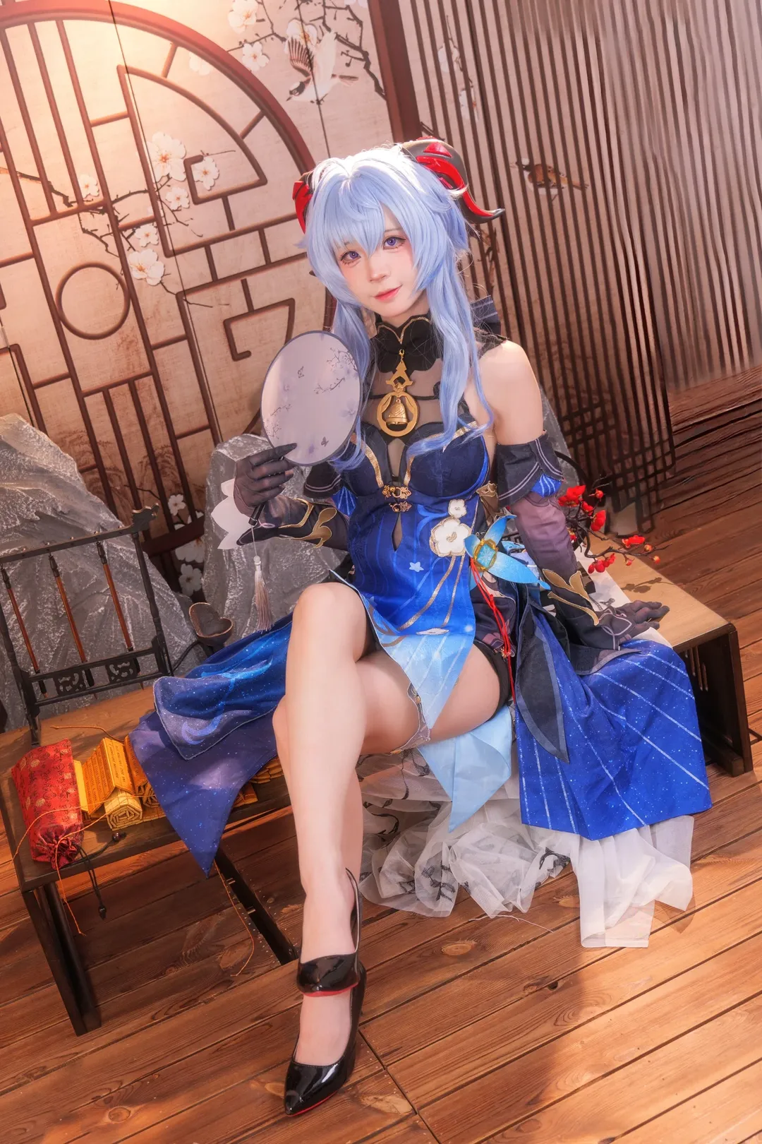 【甘雨cos】海灯节的温柔时光，璃月的风景里藏着诗意 - 第 4 张