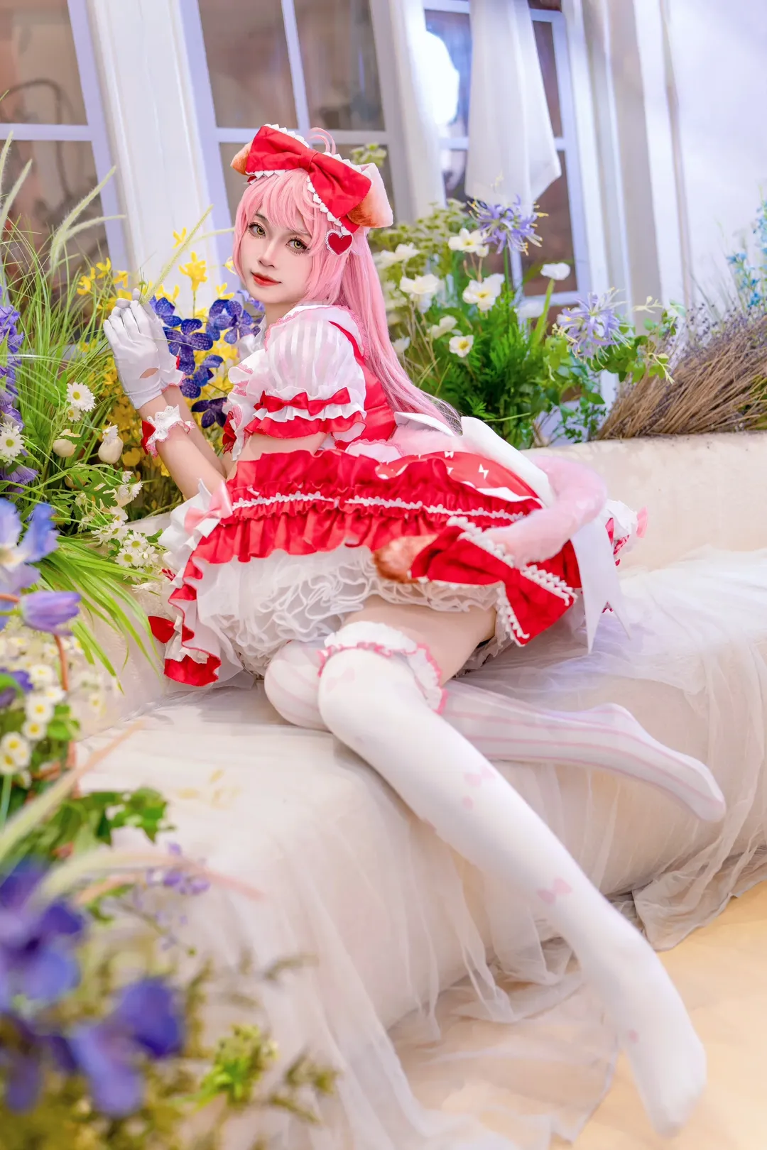 【澄闪cos】明日方舟 三丽鸥联动Lolita花房茶话会 - 第 10 张