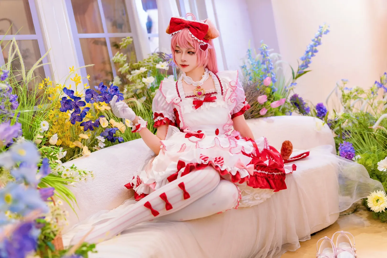 【澄闪cos】明日方舟 三丽鸥联动Lolita花房茶话会 - 第 11 张