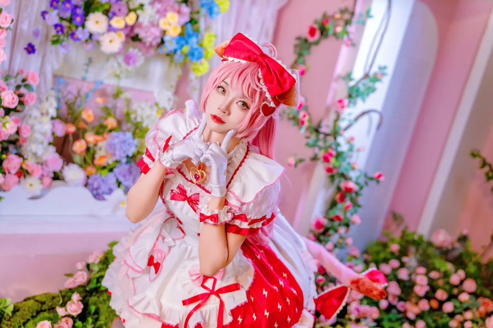 【澄闪cos】明日方舟 三丽鸥联动Lolita花房茶话会 - 第 5 张