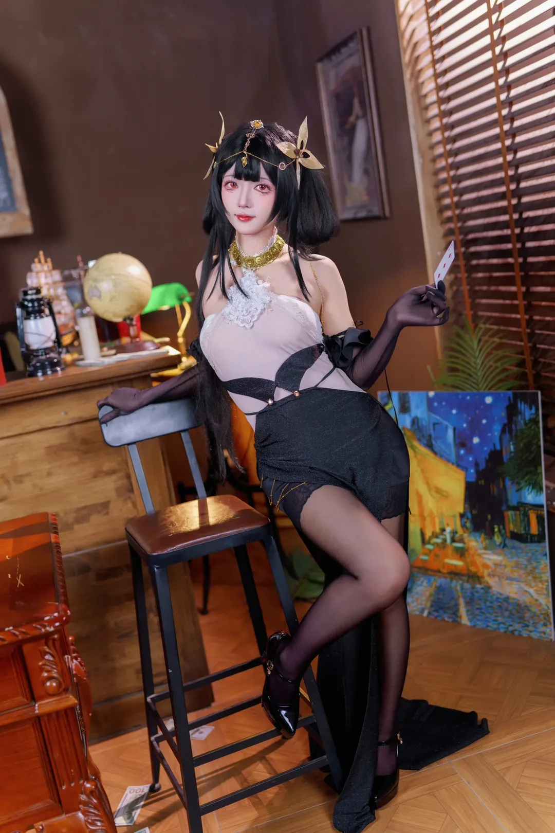 【镇海cos】碧蓝航线 复古酒馆里的慵懒时光 - 第 5 张
