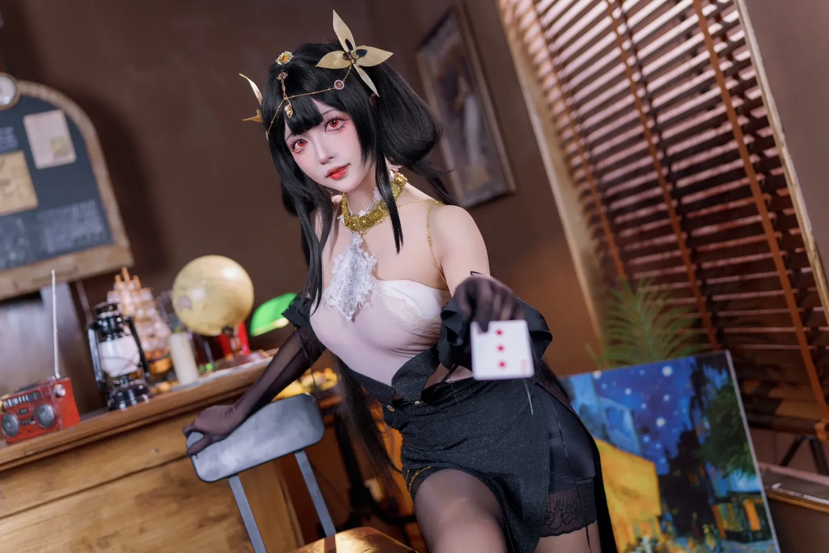 【镇海cos】碧蓝航线 复古酒馆里的慵懒时光 - 第 9 张