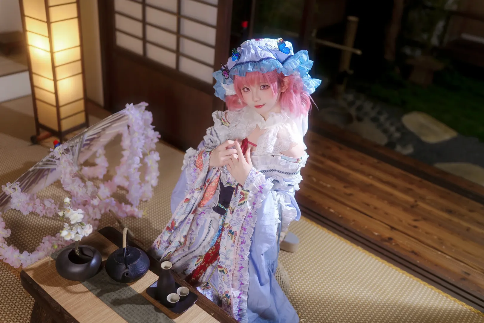 【西行寺幽幽子cos】东方project冥界白玉楼的亡灵公主 - 第 1 张