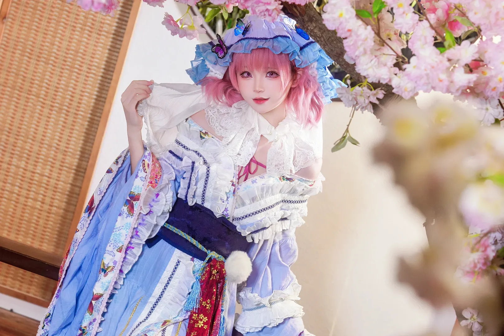 【西行寺幽幽子cos】东方project冥界白玉楼的亡灵公主 - 第 3 张