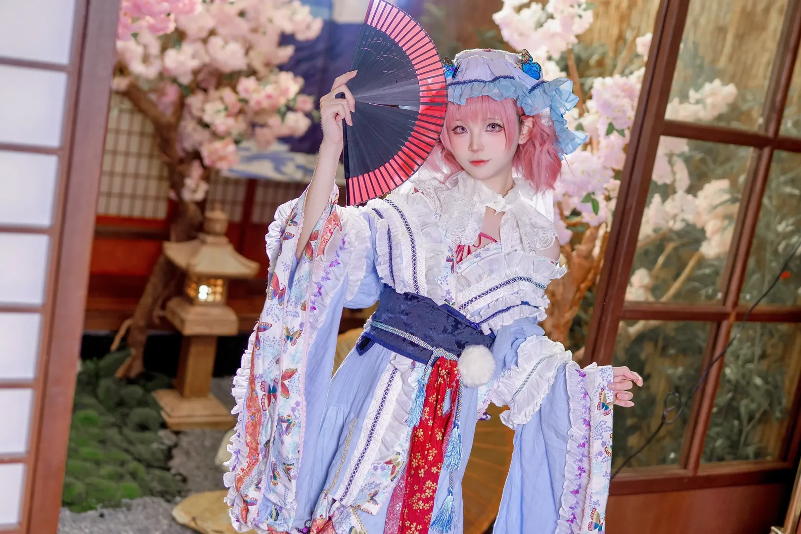 【西行寺幽幽子cos】东方project冥界白玉楼的亡灵公主 - 第 6 张
