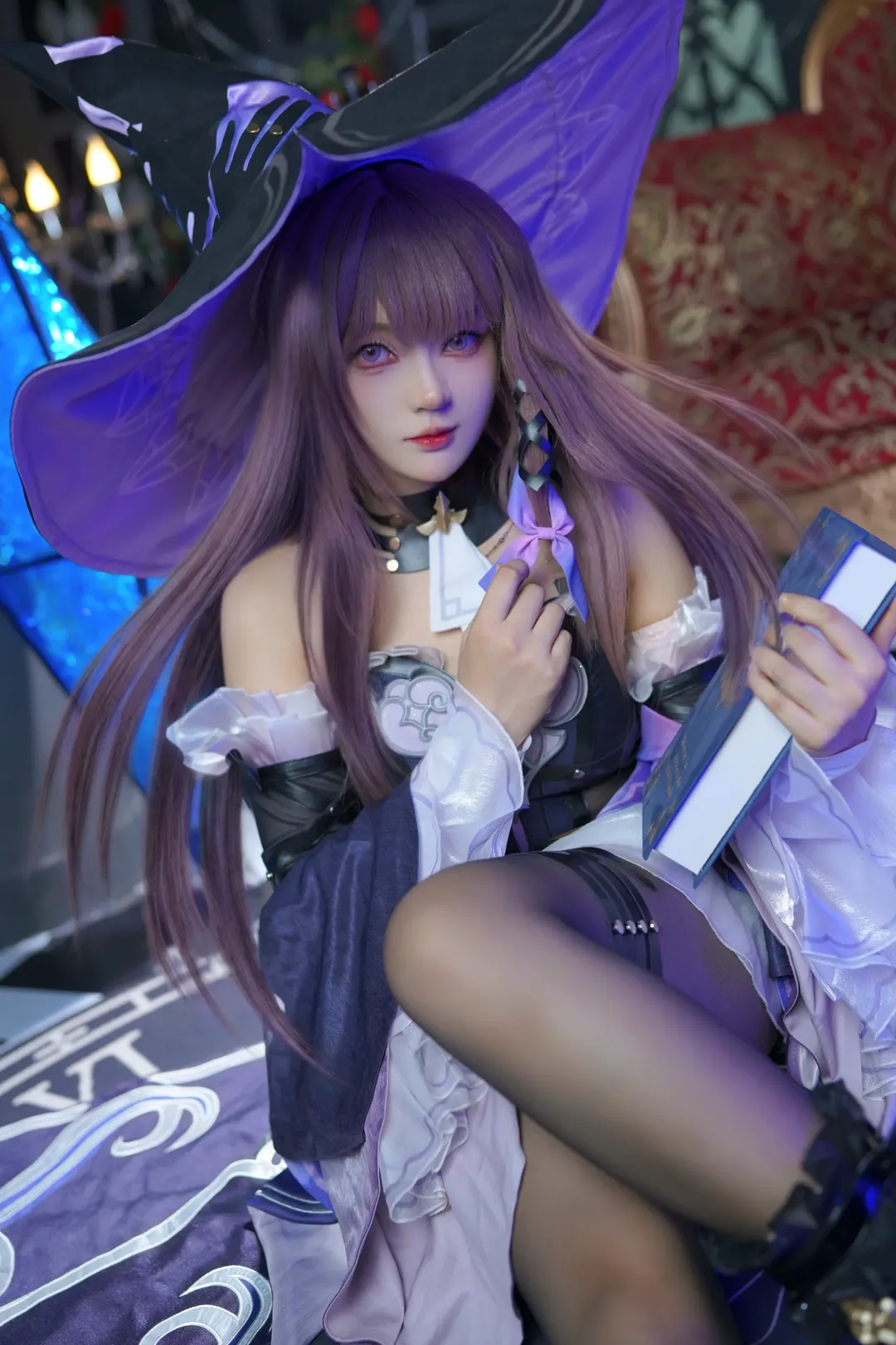 【大黑塔cos】天才科学家降临，一起走进黑塔女士的魔法书房 - 第 2 张