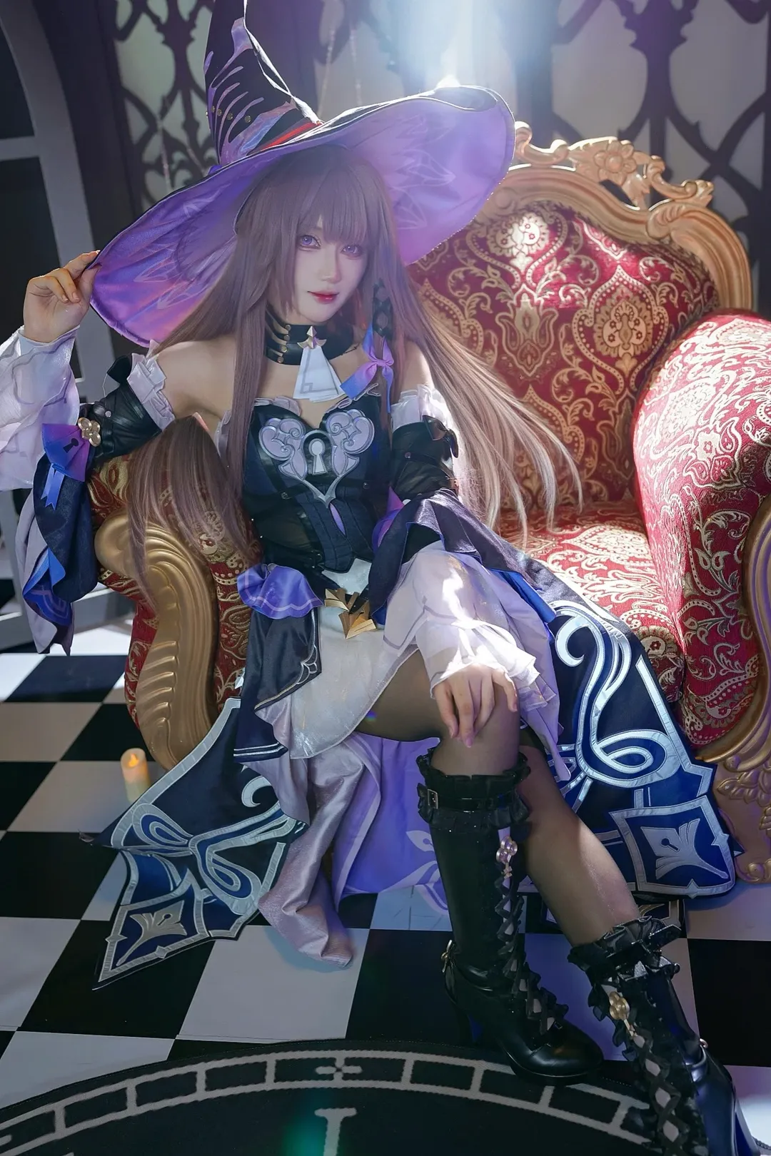 【大黑塔cos】天才科学家降临，一起走进黑塔女士的魔法书房 - 第 5 张