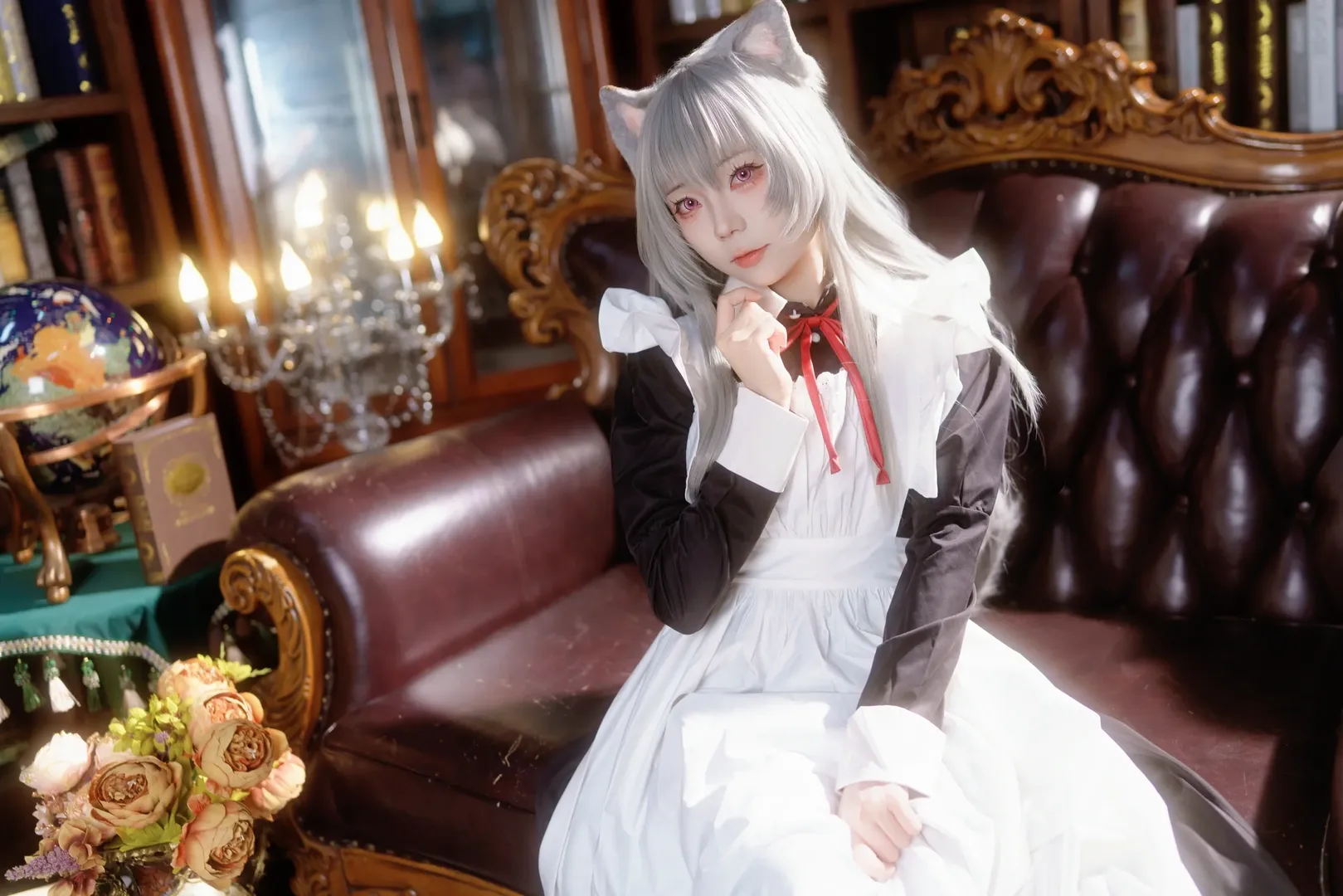 【菲奇子cos】带着四十米大剑上战场的猫娘女仆 - 第 11 张