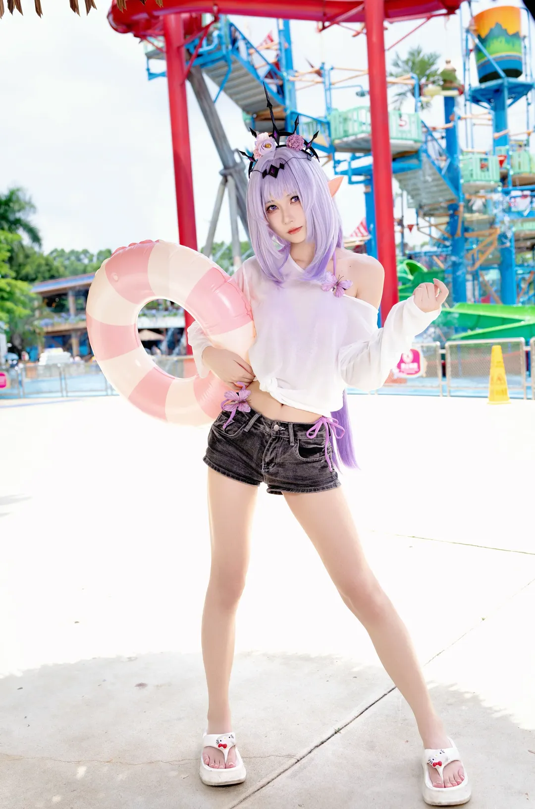【遐蝶cos】帶你們去冥河泳池玩水，崩壞星穹鐵道的夏日派對 - 第 2 張