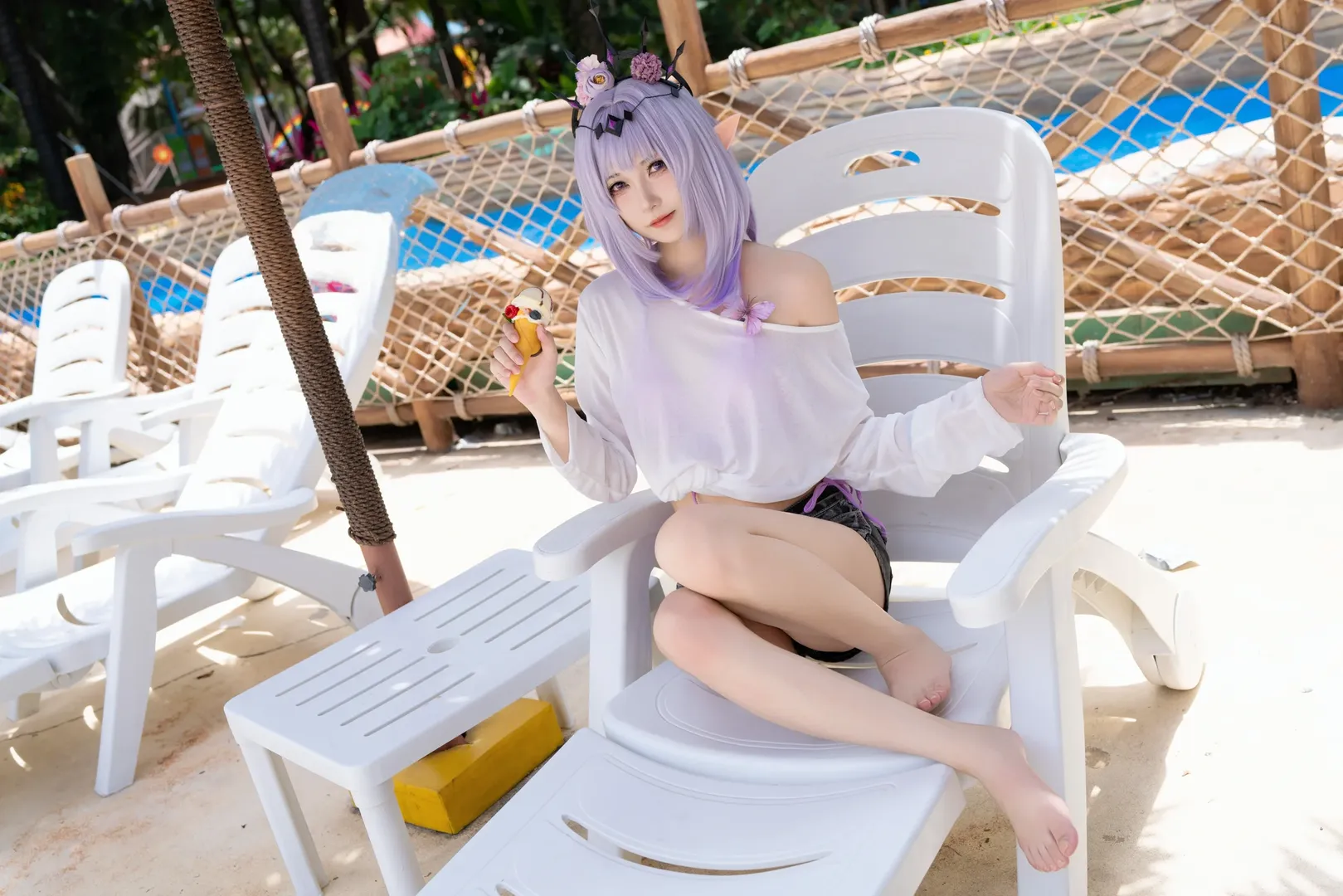 【遐蝶cos】帶你們去冥河泳池玩水，崩壞星穹鐵道的夏日派對 - 第 6 張