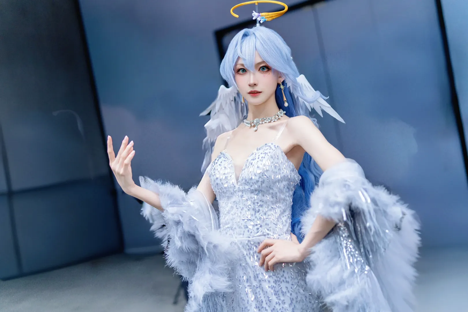 【知更鸟cos】崩坏星穹铁道天使造型漫展返图 - 第 4 张