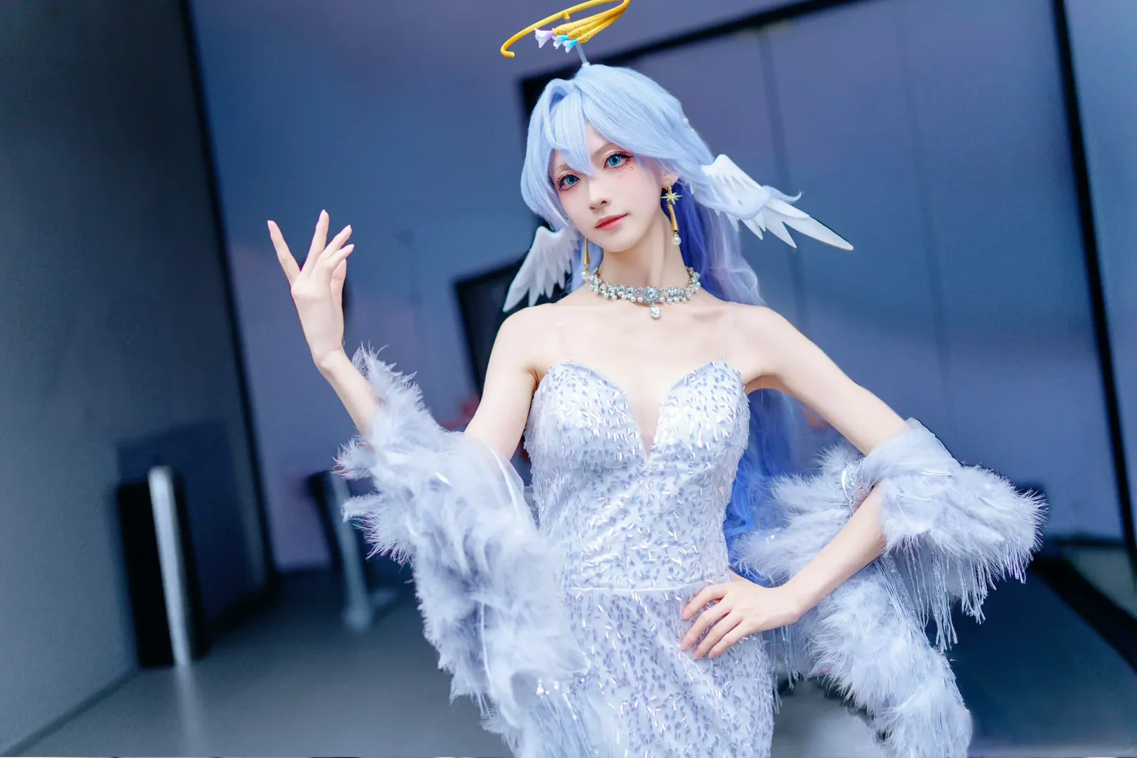 【知更鸟cos】崩坏星穹铁道天使造型漫展返图 - 第 5 张