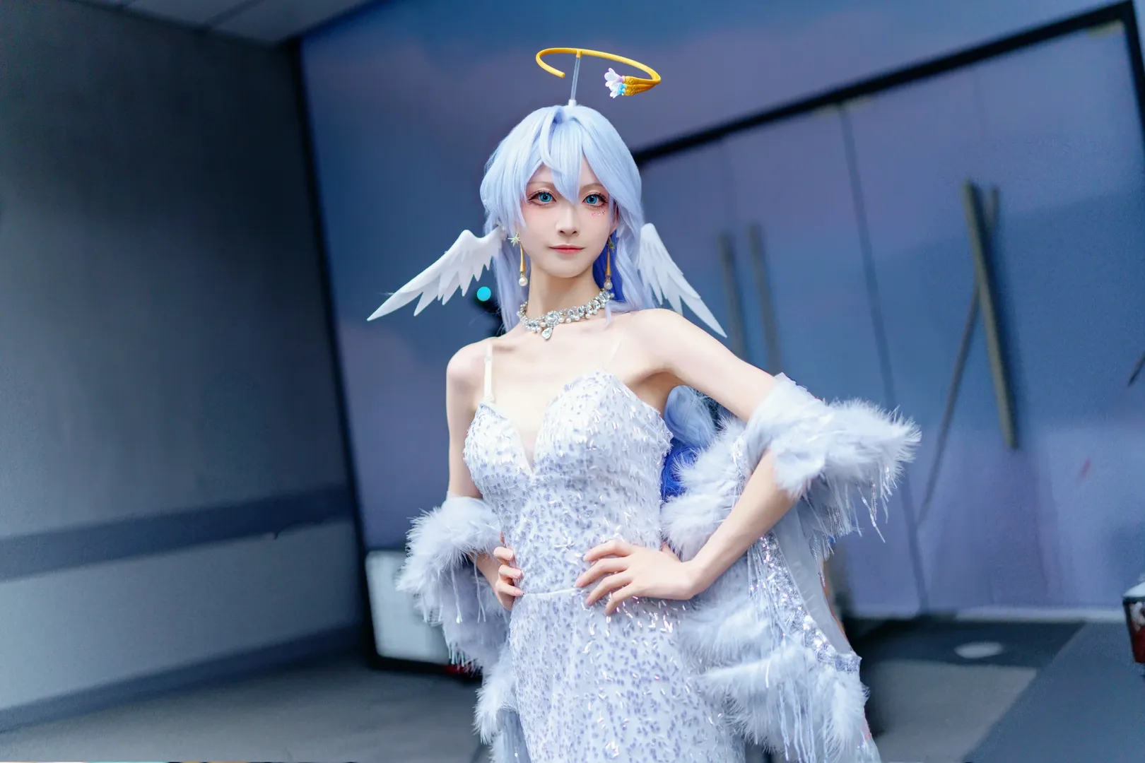【知更鸟cos】崩坏星穹铁道天使造型漫展返图 - 第 7 张