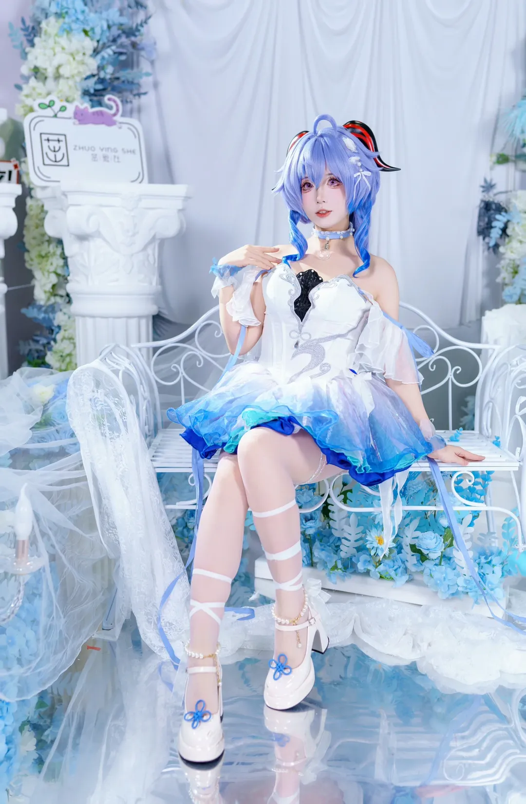 【甘雨cos】原神中那抹幽蓝的优雅身影 - 第 1 张