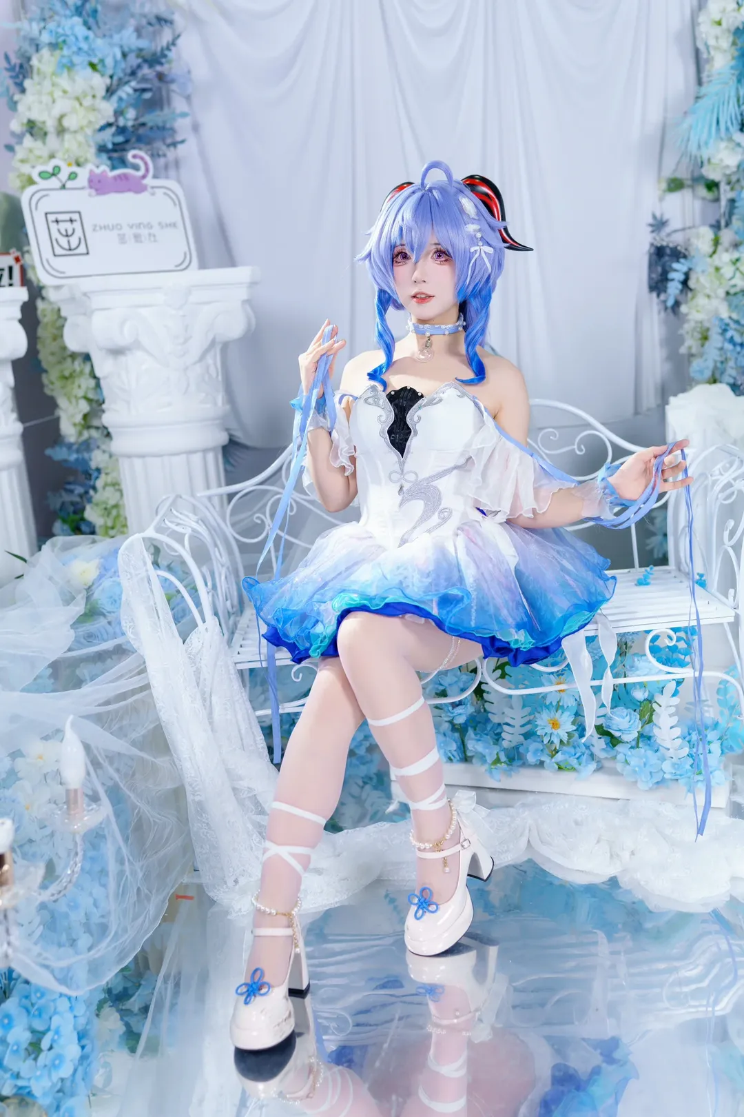 【甘雨cos】原神中那抹幽蓝的优雅身影 - 第 2 张