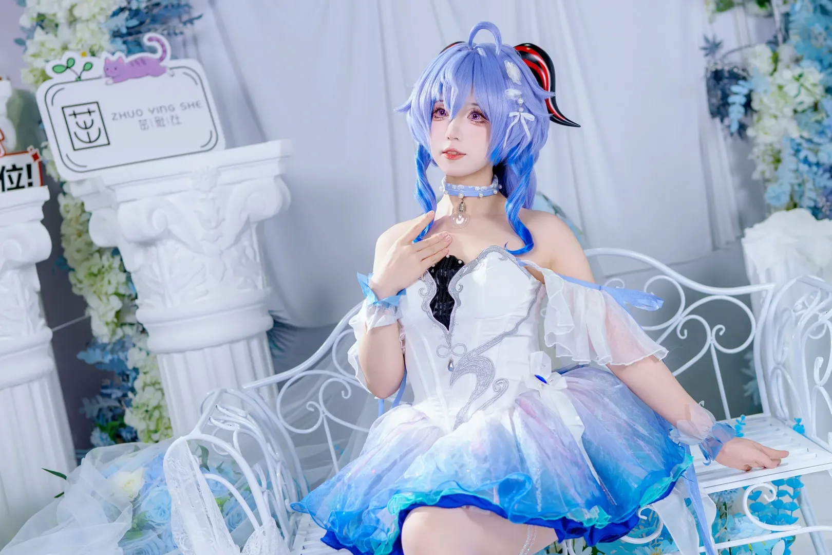 【甘雨cos】原神中那抹幽蓝的优雅身影 - 第 4 张
