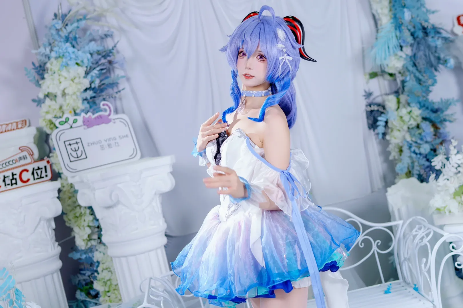 【甘雨cos】原神中那抹幽蓝的优雅身影 - 第 7 张