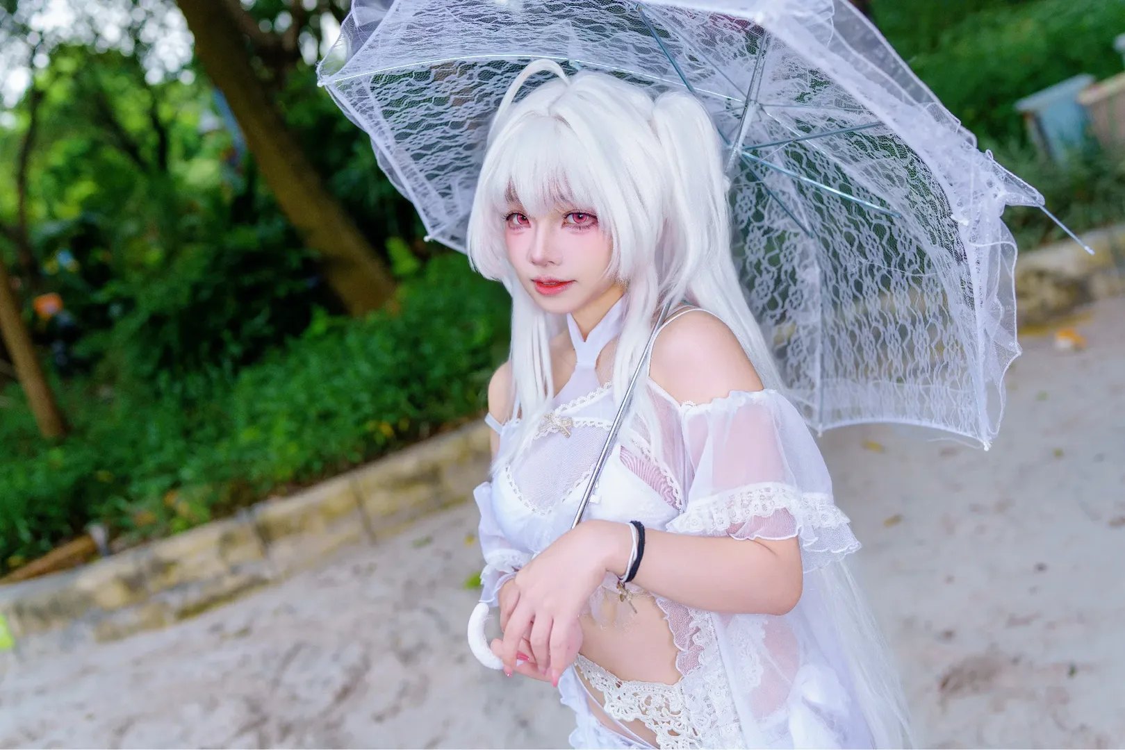 【梅莉cos】乐园的花之魔术师，夏日清凉感满分的自设 - 第 6 张