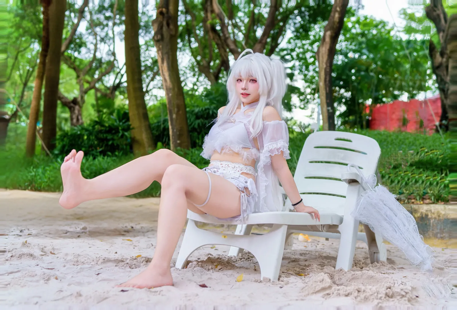 【梅莉cos】乐园的花之魔术师，夏日清凉感满分的自设 - 第 9 张