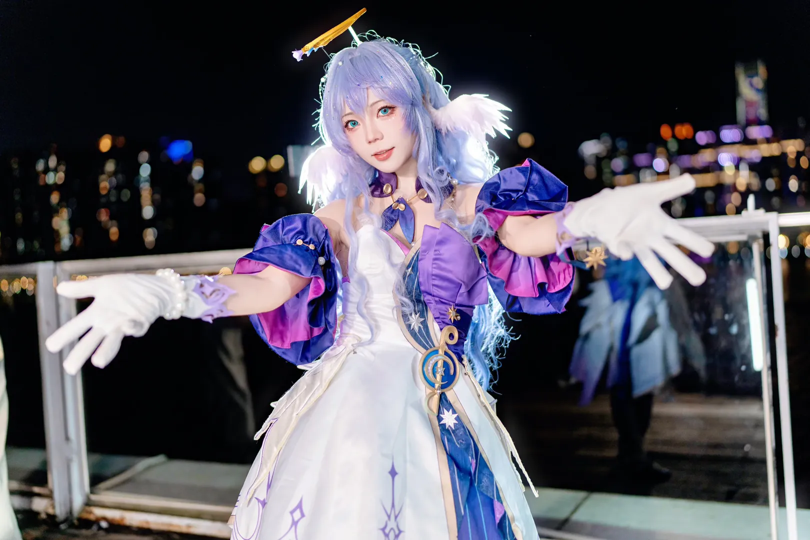 【知更鸟cos】琶醍夜场的星轨与歌谣，崩坏星穹铁道 - 第 7 张