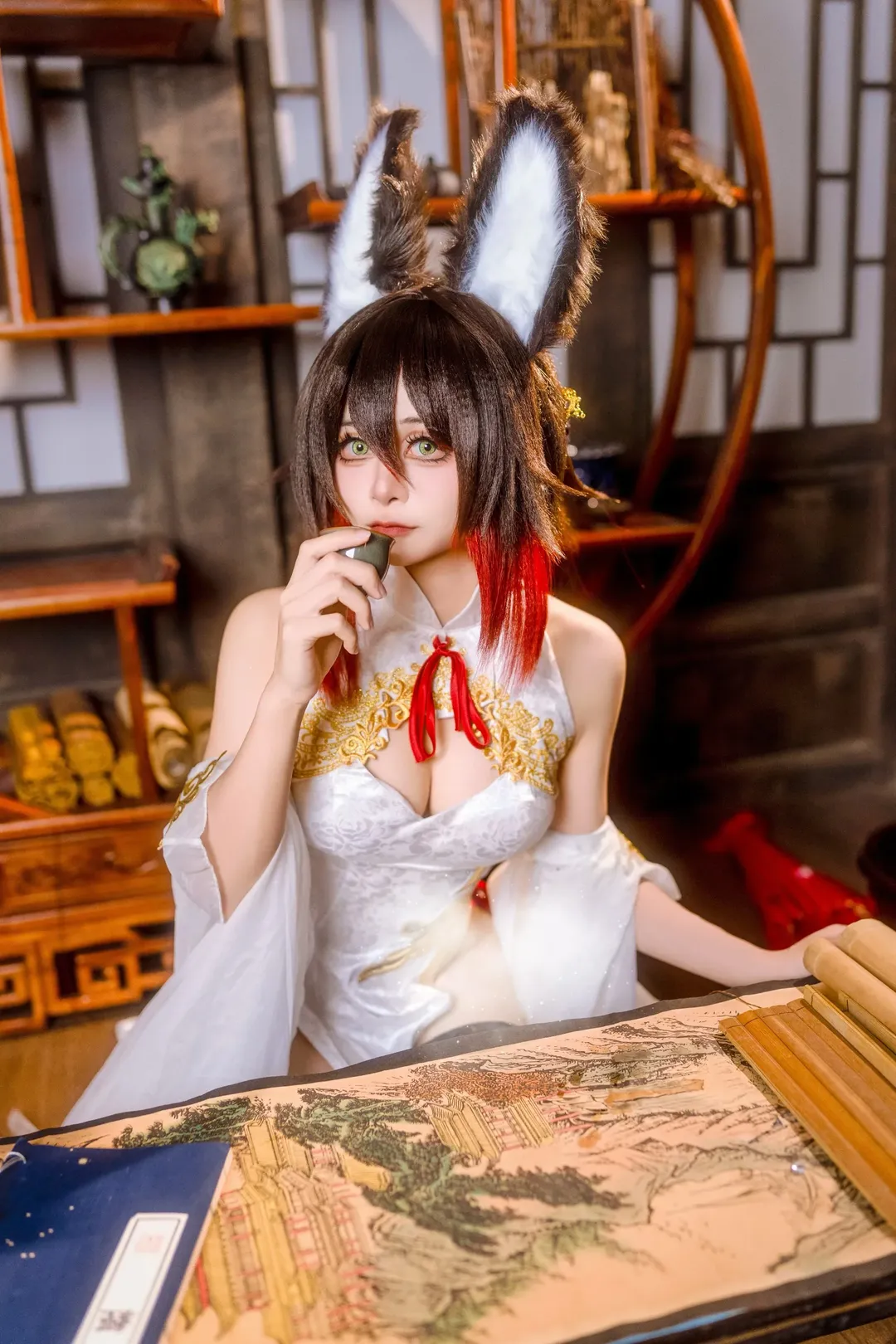 【停云cos】崩坏星穹铁道停云旗袍写真 - 第 3 张