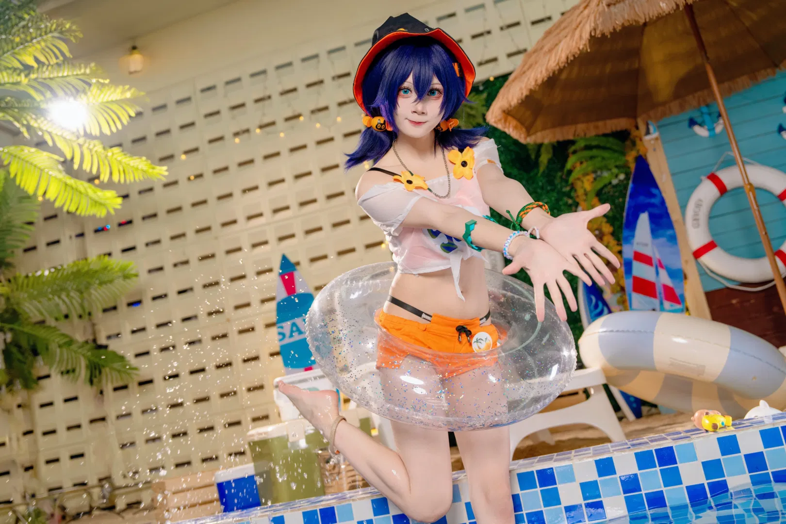 【铃cos】绝区零的橘子味夏日泳装 - 第 11 张