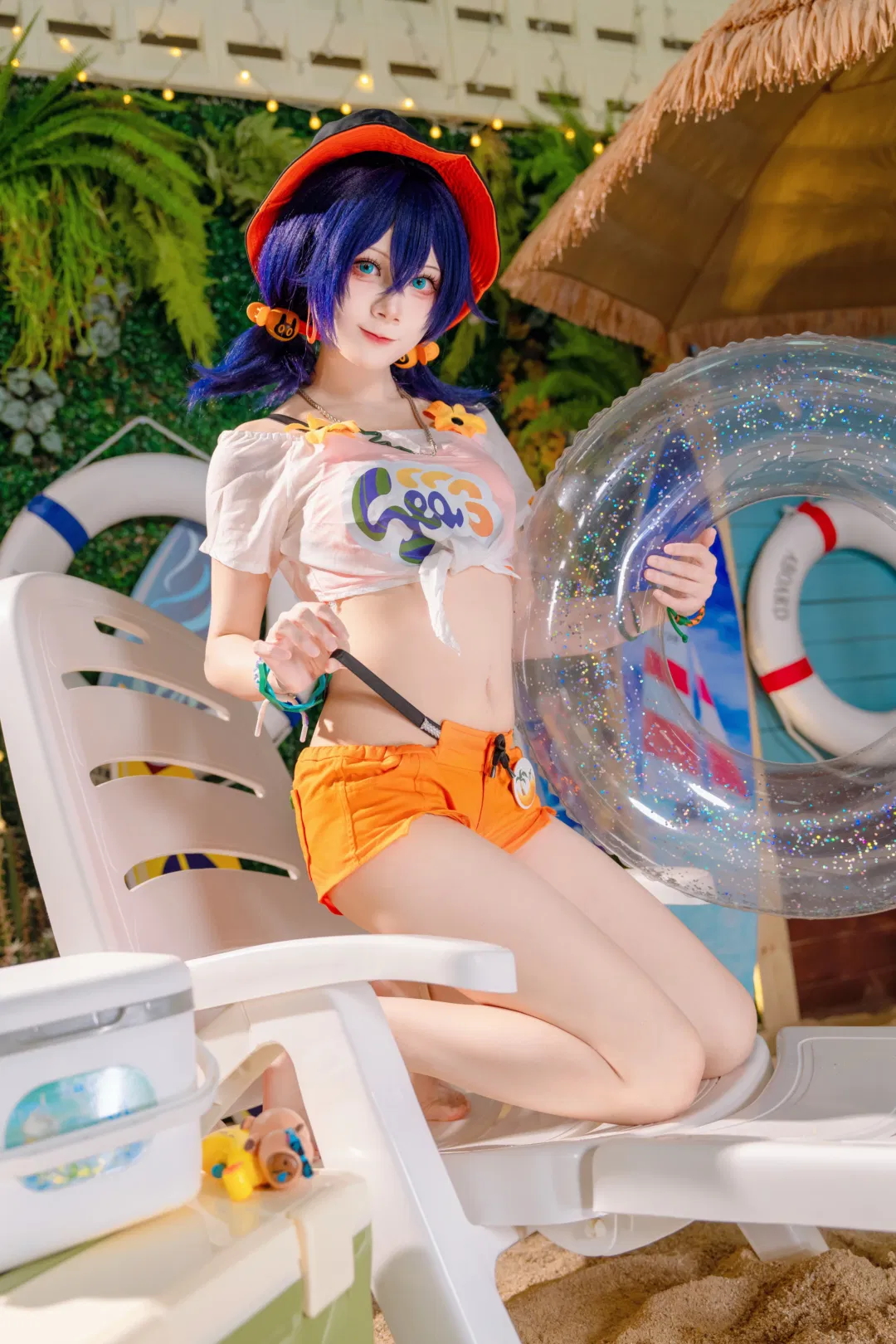 【铃cos】绝区零的橘子味夏日泳装 - 第 2 张
