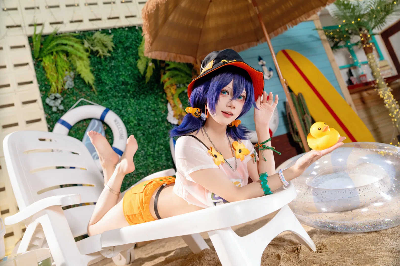 【铃cos】绝区零的橘子味夏日泳装 - 第 3 张
