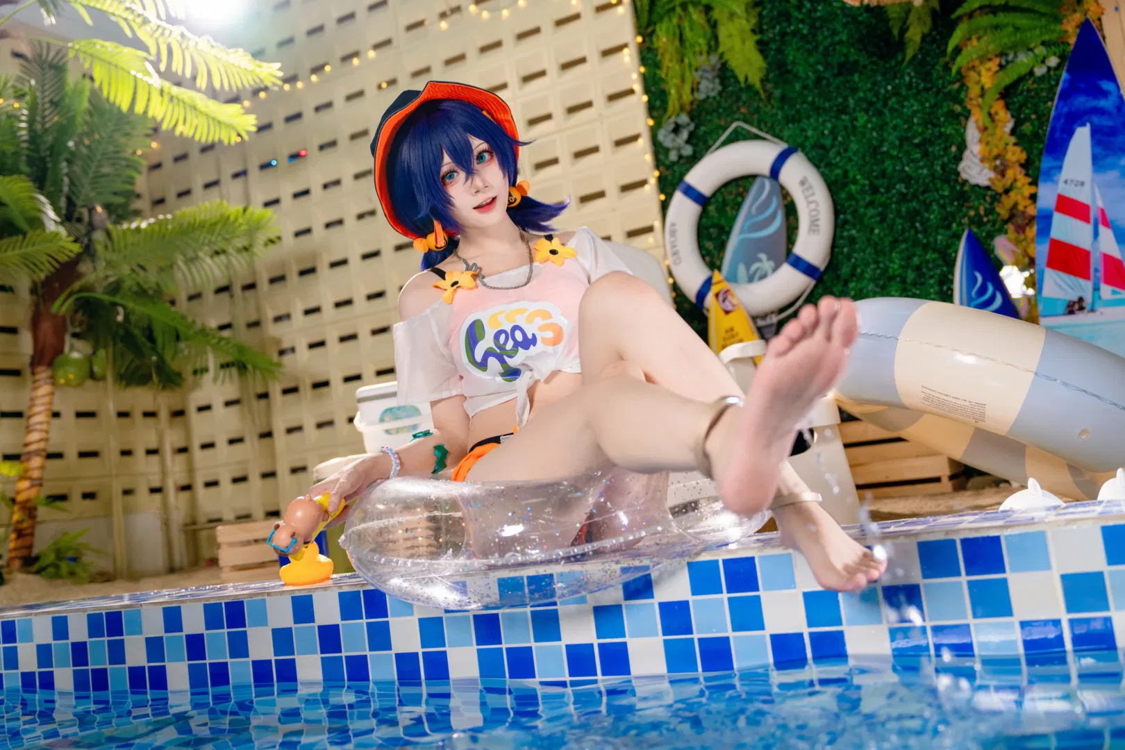 【铃cos】绝区零的橘子味夏日泳装 - 第 4 张