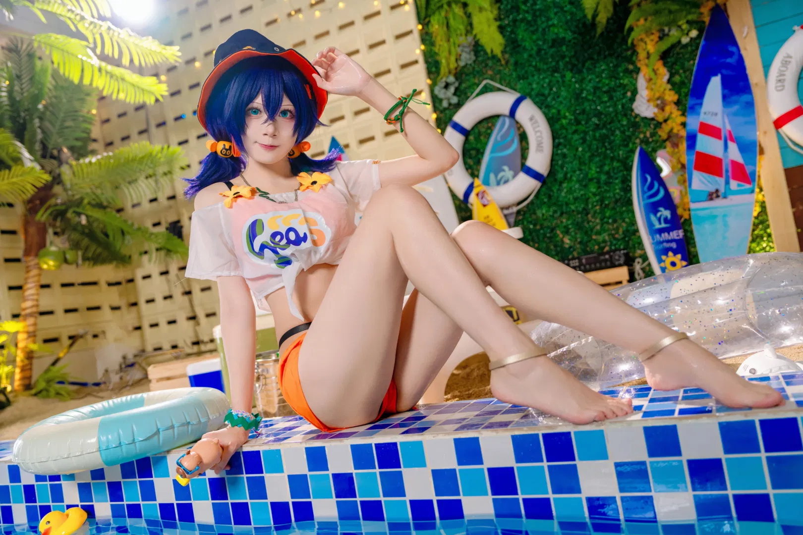 【铃cos】绝区零的橘子味夏日泳装 - 第 6 张