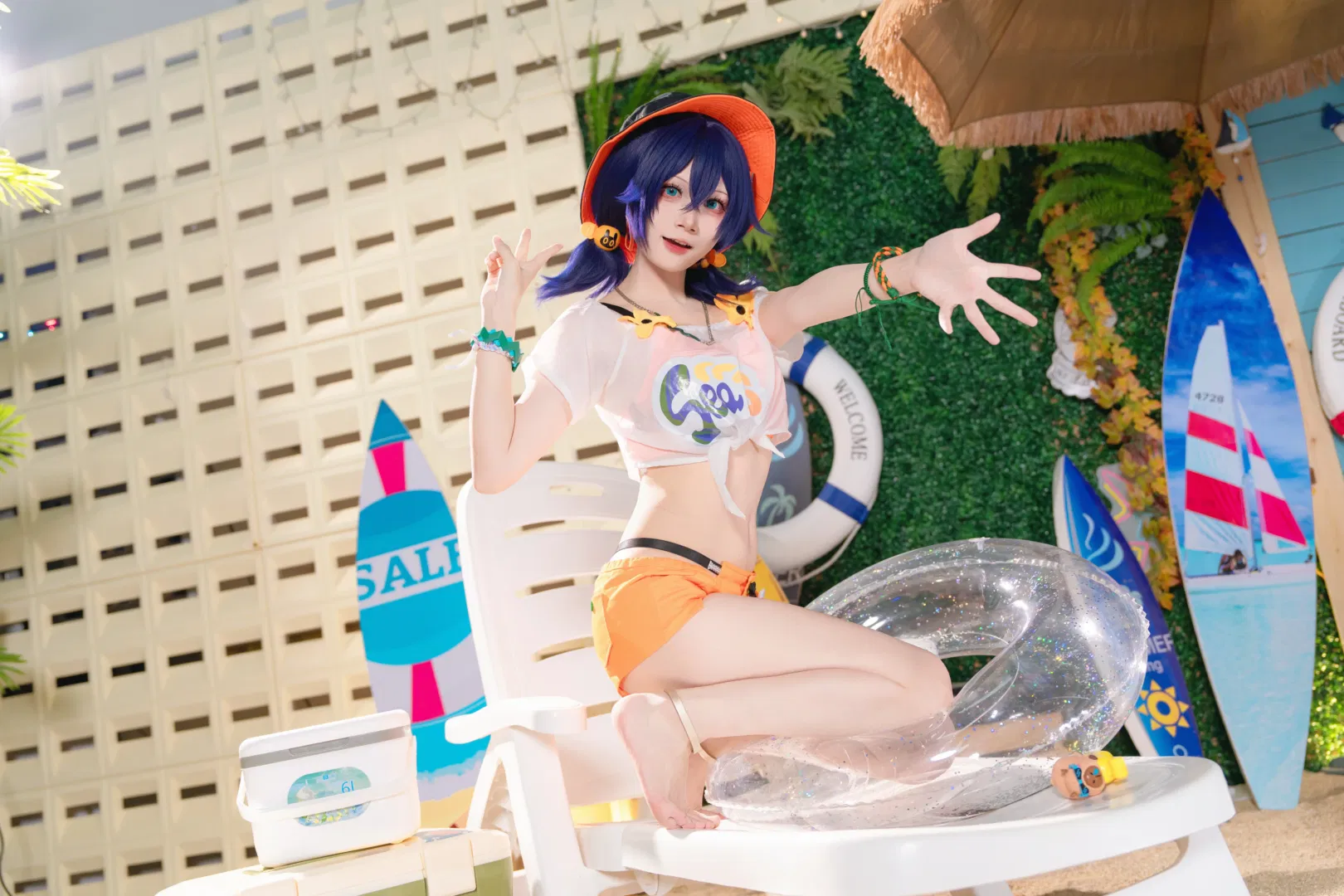 【铃cos】绝区零的橘子味夏日泳装 - 第 7 张