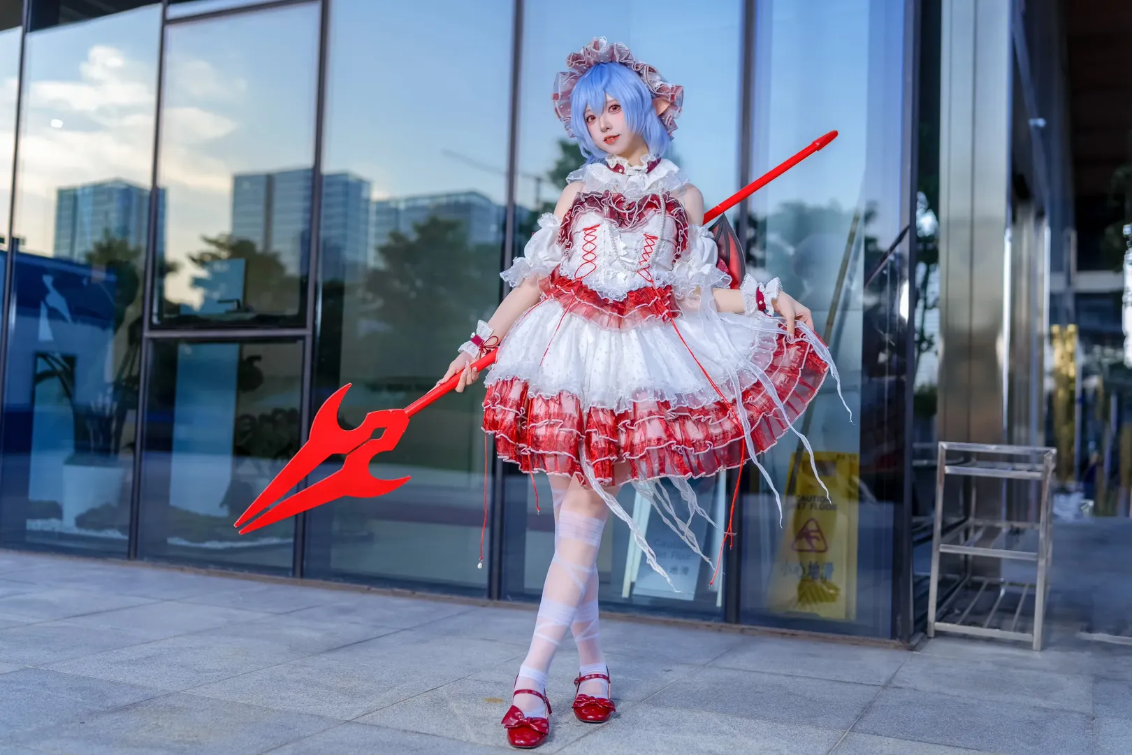 【蕾米莉亚·斯卡雷特cos】CICF漫展场照分享，东方project红白恶魔主题 - 第 4 张