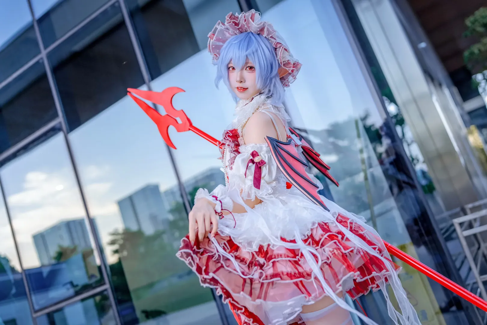【蕾米莉亚·斯卡雷特cos】CICF漫展场照分享，东方project红白恶魔主题 - 第 9 张