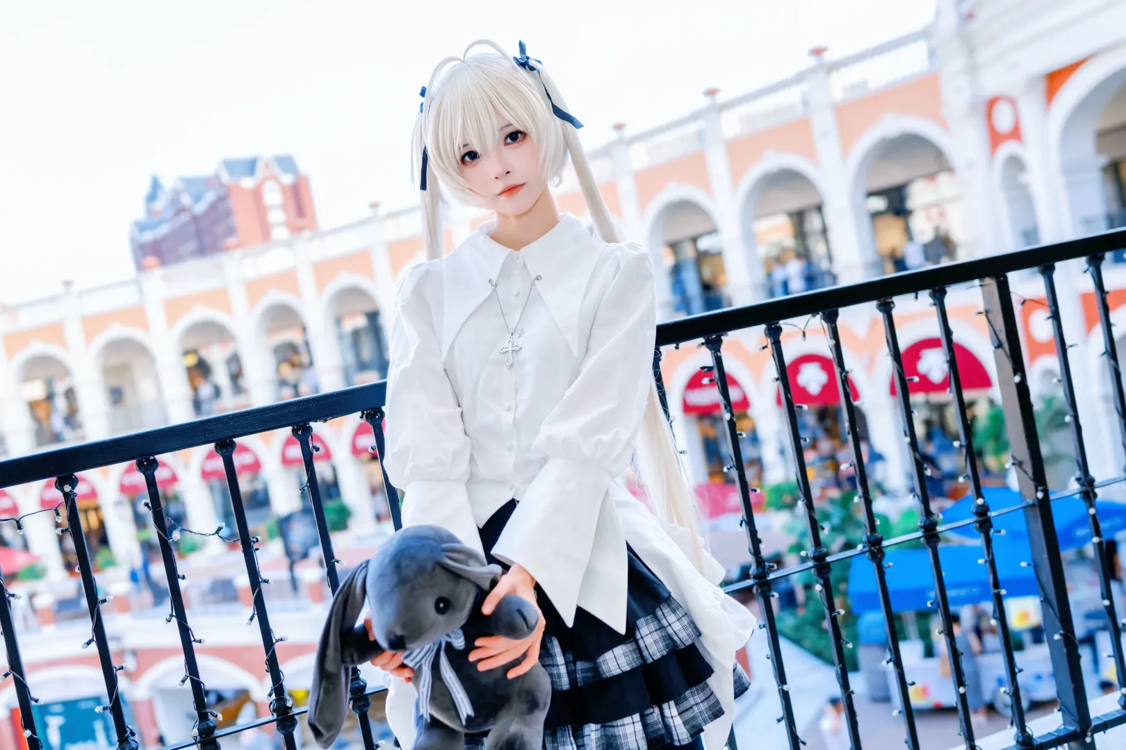 【春日野穹cos】缘之空里的哥特少女，黑丝长腿的独家呈现 - 第 10 张