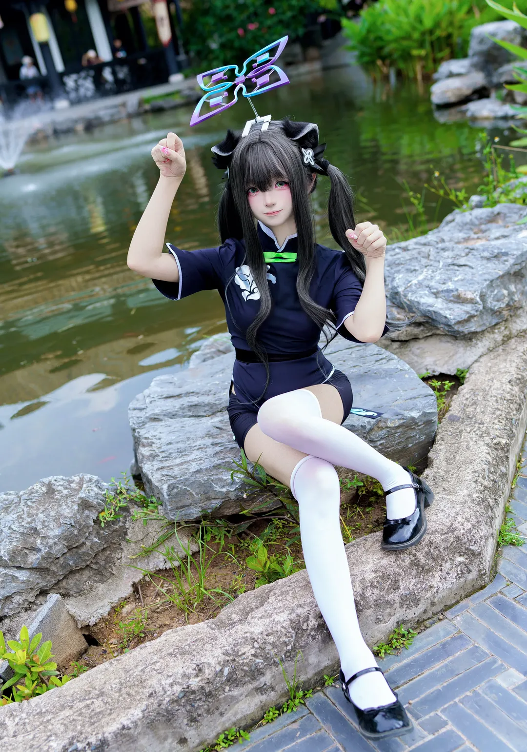 【春原瞬cos】碧蓝档案幼瞬的园林拍摄记录 - 第 3 张