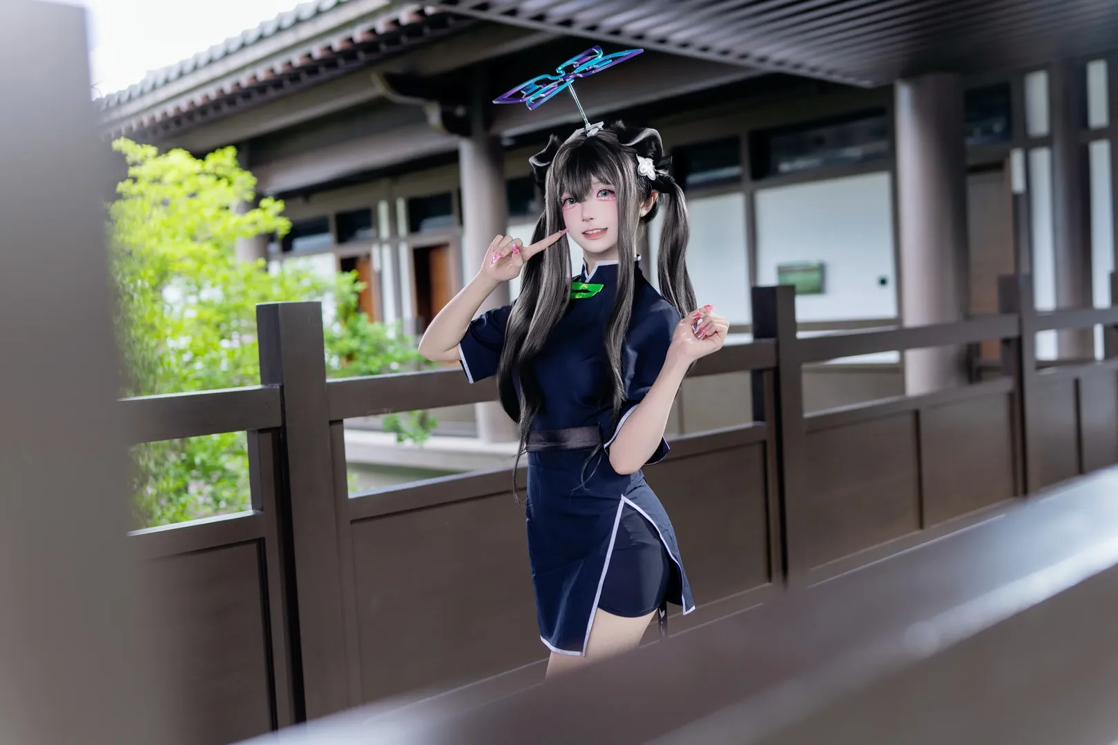 【春原瞬cos】碧蓝档案幼瞬的园林拍摄记录 - 第 6 张