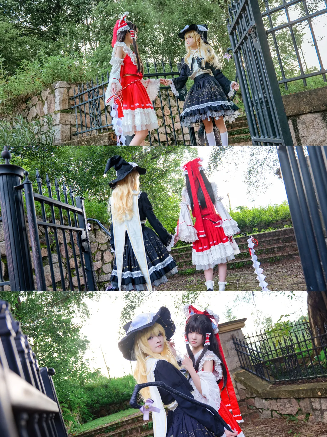 【博丽灵梦cos】【雾雨魔理沙cos】东方project红黑双人游 - 第 5 张