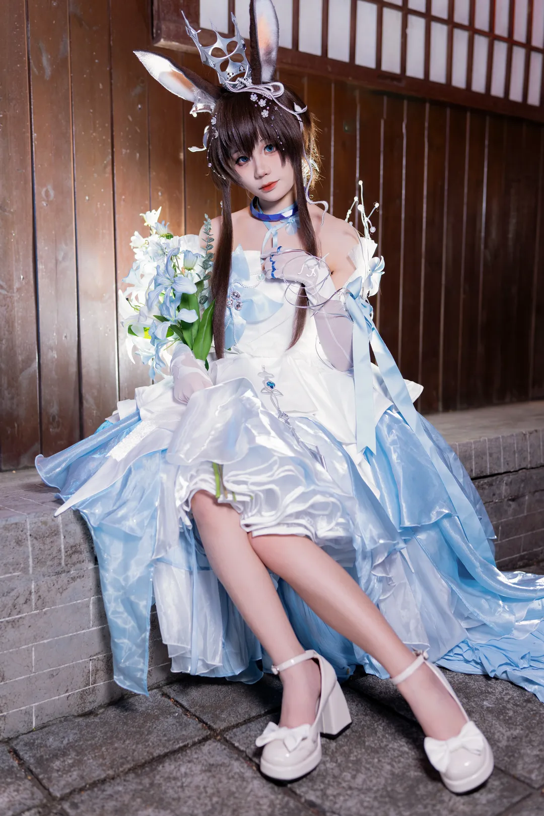 【阿米婭cos】明日方舟音律聯覺夜景場照記錄 - 第 3 張