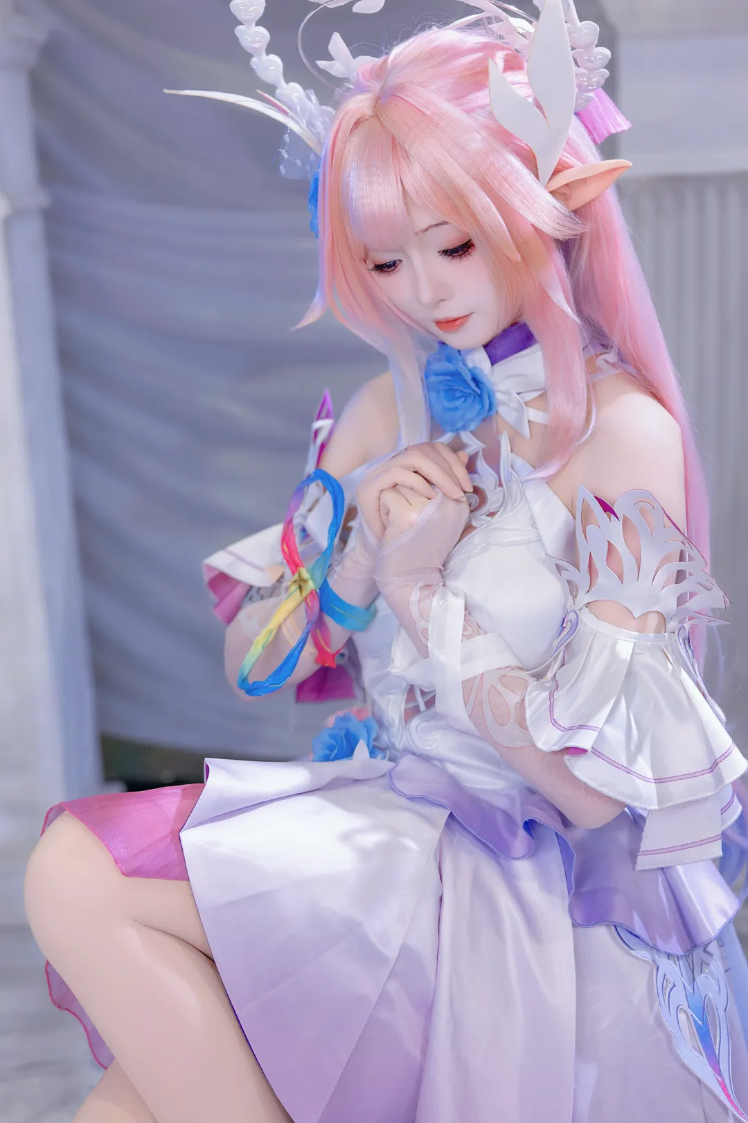 【大昔涟cos】翁法罗斯的唯美现身，体验这独属于你的浪漫 - 第 4 张
