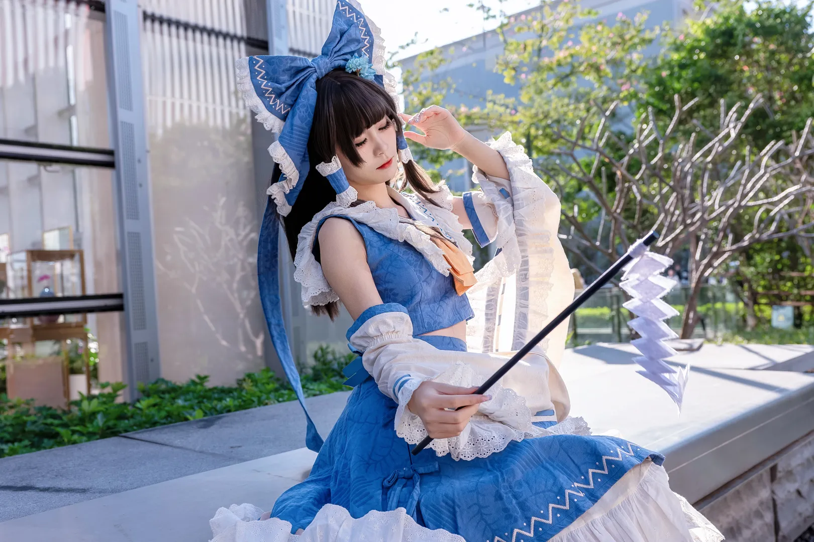 【博丽灵梦cos】东方Project巫女，元旦广州萤火虫漫展返图 - 第 3 张