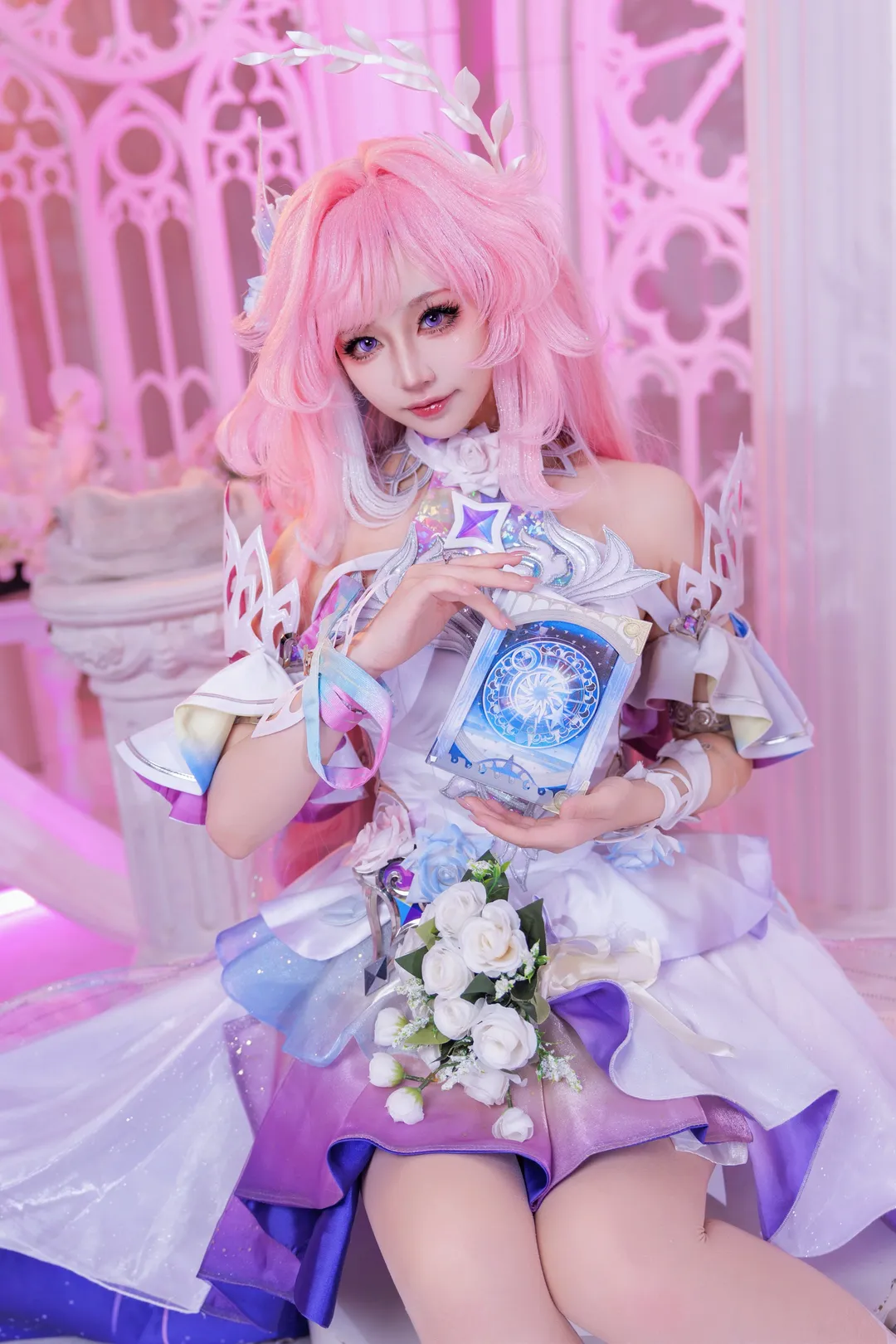 【昔涟cos】崩坏星穹铁道里的星空魔法少女 - 第 2 张