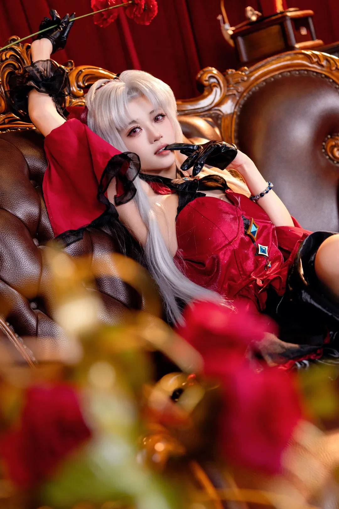 【珂莱塔cos】鸣潮里的血色夜幕与红酒杯 - 第 5 张