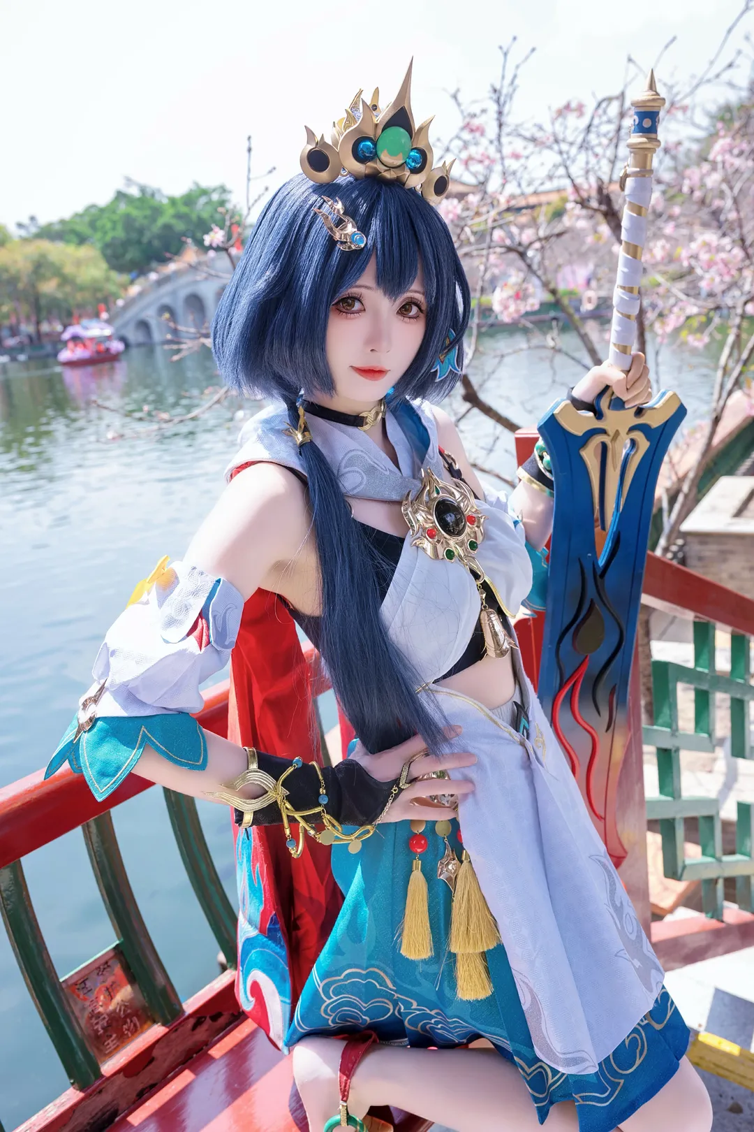 【云璃cos】崩坏星穹铁道 园林实景下的萌妹力量 - 第 1 张