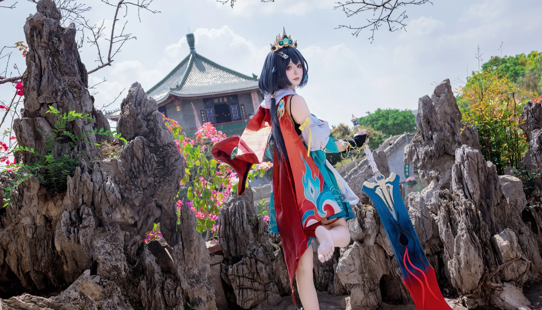 【云璃cos】崩坏星穹铁道 园林实景下的萌妹力量 - 第 7 张